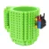 350ml/12oz Lego Puzzle Diy Building Blocks Mug Creative Milk Coffee Cup Build-On Brick Drinkware Drinking Cups Bpa Free