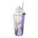 Personality Printing Double Layer Transparent Cup Symphony Laser Paper Plastic Cup Beverage Coffee Cup Water Cup