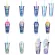 Personality Printing Double Layer Transparent Cup Symphony Laser Paper Plastic Cup Beverage Coffee Cup Water Cup