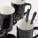 New Bone China Twelve Constellation Ceramic Mug Real Water Cup With Lid Spoon Business Coffee Cup