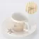 Mirror Reflection Coffee Cup Plate Luxury After Ceramic Running Horse/Deer/HummingBird Mug Wy80114