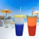 5pcs Reusable Color Changing Cold Cups Magic Plastic Coffee Mugs Water Bottles with Straws Set for Family Friends Cup