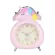 Cute cartoon rainbow, unicorn, bell, alarm clock