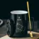 Luxury Marble Pattern Ceramic Mugs Gold Play Playing Cempling Couple Milk Coffee Tea Breakfast Creative Cup