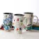 New High 1 PCS Large Capacity Creative Custom Painted MUG CERAMIC CUP COPLFEE MUGS MULTIPLE PATTERN SELECTABLE CAR CUPS