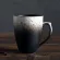 Handmade Mug Gradient Coffee Mug Vintage Style Coffee Tea Cup Big Porcelain Cups And Mugs For Milk Tea Drinkware 320ml