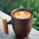 Luwu Japanse Vintage Ceramic Coffee Mug Bronzetea Milk Beer Mug with Wood Handle Water Cappuccino Cup Home Office Drinkware