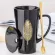 Creative Nordic Ceramic Cup Large Capacity Boy Cup With Cover Spoon Coffee Cup Personality Home Couple Cup