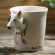 3D Stereo Bull Terrier Ceramic Cup Hand Drawn Animal Coffee Mug Cute Cartoon Cup Coffee Creative Funny Mugs