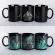 Dropshiping Heat Sensitive Magic Color Ceramic One Piece Cup Luffy Cup