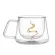 1PC Double Wall Glass Coffee/Tea Cup and Mugs Beer Coffee Cups Handmade Healthy Mugs Transparent Drinkware