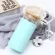 550ml Water Bottle Glass Bottle Water Cup Straw Wooden Lid Straw Cup Bamboo Cover Anti-Scalding Silicone Sleeve Mug