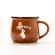 High Quality Cute Retro Creative Cartoon Enamel Cup Belly Milk Breakfast Coffee Tea Lovely Ceramic