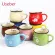 High Quality Cute Mug Retro Creative Cartoon Enamel Cup Belly Milk Breakfast Coffee Tea Lovely