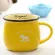 High Quality Cute Retro Creative Cartoon Enamel Cup Belly Milk Breakfast Coffee Tea Lovely Ceramic