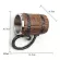 550ml Retro Simulation Wooden Barrel Double Layer Stainless Steel Beer Cup Cup Coffee Mug 304 Stainless Steel Resin Layer Cup