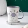 Plastic Mouth Mug Contrasting Color Crab Double Thick Plastic Cup Cup With Handle Camping Mug Coffee Cup