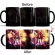 1pcs New 350ml Anime Heat Temprature Sensitive Coffee Mug Color Cartoon Anime Mug Creative Tea Milk Ceramic Cup