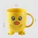 PLASTIC Mouth MUTH MUG COLOR CRAB DOUBLE PLASTIC CUP MILK CUP WITH HANDLE CAMPING MUG COFFEE CUP