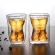 Heat Resistant Double Wall Glass Coffee Mug Creative Sexy Heart Love Shaped Coffee Cup/Mugs for Tea/Milk/Water/Beer