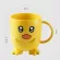 Plastic Mouth Mug Contrasting Color Crab Double Thick Plastic Cup Cup With Handle Camping Mug Coffee Cup