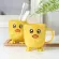 Plastic Mouth Mug Contrasting Color Crab Double Thick Plastic Cup Cup With Handle Camping Mug Coffee Cup