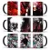 Drop Shipping 1pcs New 350ml Ghoul Magic Color Changing Mugs Ceramic Coffee Milk Tea Cups Best For Children Friends