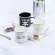 Stamping Gold Silver Retro 12oz Camping Enamel Military Coffee Mugs Old Mug Office Tea Mug