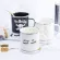 Stamping Gold Silver Retro 12oz Enamel Military Coffee Mugs Old China Mug Office Tea Mug
