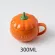 Creative Pumpkin Coffee Mugs Ceramic Milk Cup With Breakfast Oatmeal Yogurt Mug Funny Halloween S For Kids 300/500/800ml