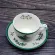 1 Sets Tree Tea Cup with Plate and Spoon European Style Cup Saucer Fine Bone Coffee Tea Cup Ceramic Cup Set
