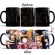 1pcs New 350ml Creative One Piece Magic Mug Coffee Mug Color Changing Mug Tea Cup Anime Cartoon Novelty For Birthday Party