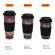 300ml 450ml 500ml Coffee Mug Bamboo Cup Outdoor Travel Cup Portable Milk Cup with Cover Cute Office Mug