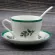 1 Sets Tree Tea Cup with Plate and Spoon European Style Cup Saucer Fine Bone Coffee Tea Cup Ceramic Cup Set