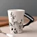 1pcs Creative Music Instrument Style Mugs Cup Novelty Guitar Ceramic Modeling Home Office Coffee Milk Drinkware