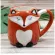 500ml Cute Animal Mugs 3d Panda Fox Pig Coffee Large Capacity Hand Painted Cartoon Ceramics Breakfast Milk Mug Great S