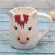 500ml Cute Animal Mugs 3d Panda Fox Pig Coffee Large Capacity Hand Painted Cartoon Ceramics Breakfast Milk Mug Great S