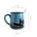 Cat Ceramic Coffee Cup And Mugs Lid And Spoon Cartoon Heat-Resistant Couple Cup Student Breakfast Milk Mug Drinkware