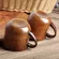 Natural Wooden Cup Wood Coffee Tea Beer Juice Milk Water Mug Handmade Water Mug Barware For Beer In Home