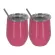 2PCS/Set Stainless Steel 12oz Beer Cup Wine Tumbler Portable Outdoor Travel Cocktail Drinking Metal Cup