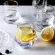 Creative Geometry Glass Cup Golden Rim Crystal Transparent Masonry Coffee Mug Wine Cocktail Milk Tea Cup Couple S