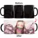 New Demon Slayer Heat Temperature Sensitive Coffee Mug Changing Cartoon Anime Mug Creative Tea Milk Ceramic Cups