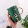 Outline in Gold Animal Porcelain Water Cup Creative Student Tea Water Cup Ceramic Coffee Mugs