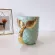 BEAUTY HANDLE LARGE CAPCITITY TEA MILK CP CREATIVE PEARL GOLD COFFEE MUG DRINKWARE 300ML