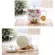 410ml Floral Rose Painting Bone China Personalized Mugs Fat Belly Designed European Cups Mugs Ceramic With Lip Spoon