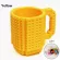 350ml Diy Assembled Puzzle Color Milk Cup Personality Creative Cup