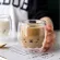 Creative Cute Bear Double-Layer Coffee Mug Glass Cup Carton Animal Milk Glass Lady Cute Funny Mugs