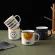 Funbaky 360ml Creative Retro Smiley Mug Brief Letter Ceramic Mugs Coffee Cup Couple Drinking Cups Canecas