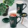 Personal Alphabetical Surname Mug with Lid Tea Set Travel Coffee Novelty Big Large Creative Latte Porcelain Cups