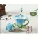 150ml Enamel Rose Coffee Mugs Tea Cups Saucer Spoon Creative Lover Drinkware